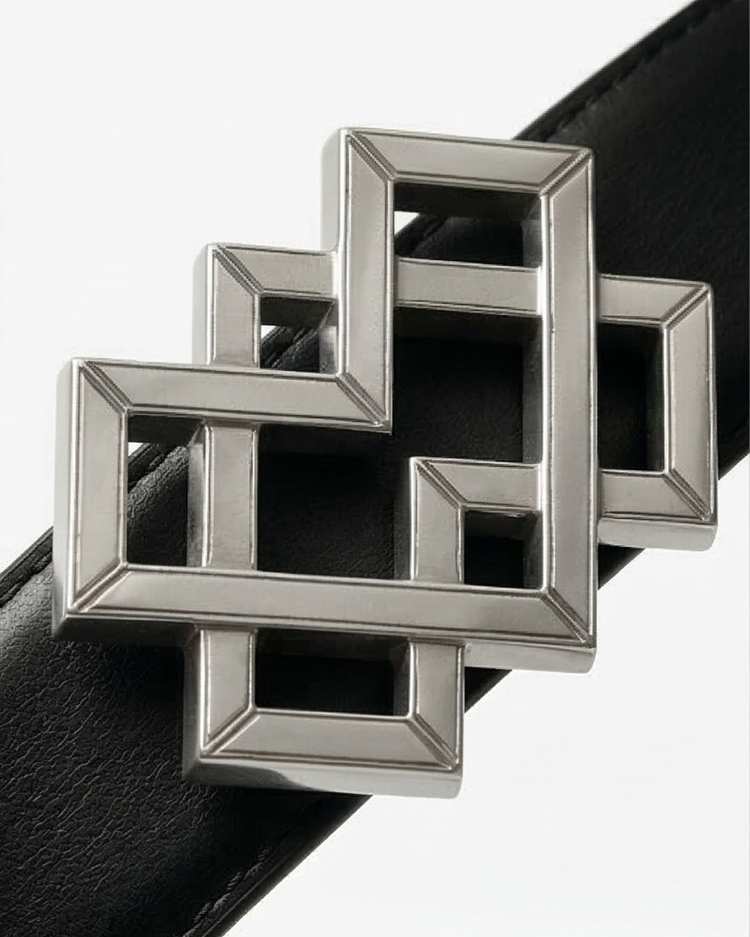 BS Isotype Shiny Silver Buckle